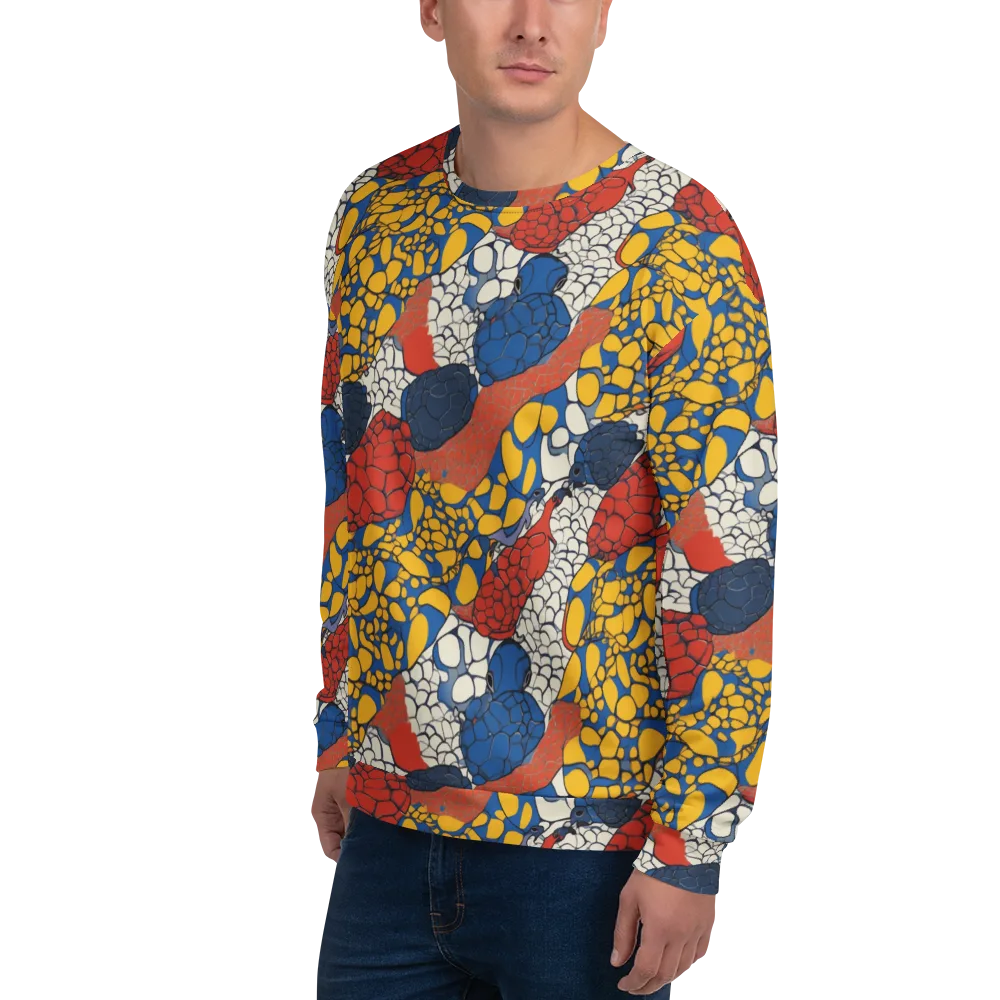 Chromatic Carapace on Sweatshirt — Left Front