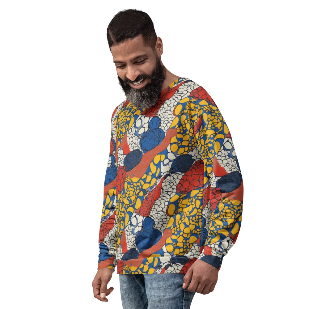 Chromatic Carapace on Sweatshirt — Left Front
