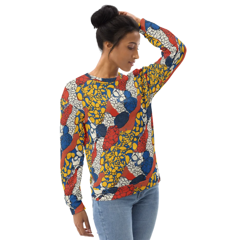 Chromatic Carapace on Sweatshirt — Right Front
