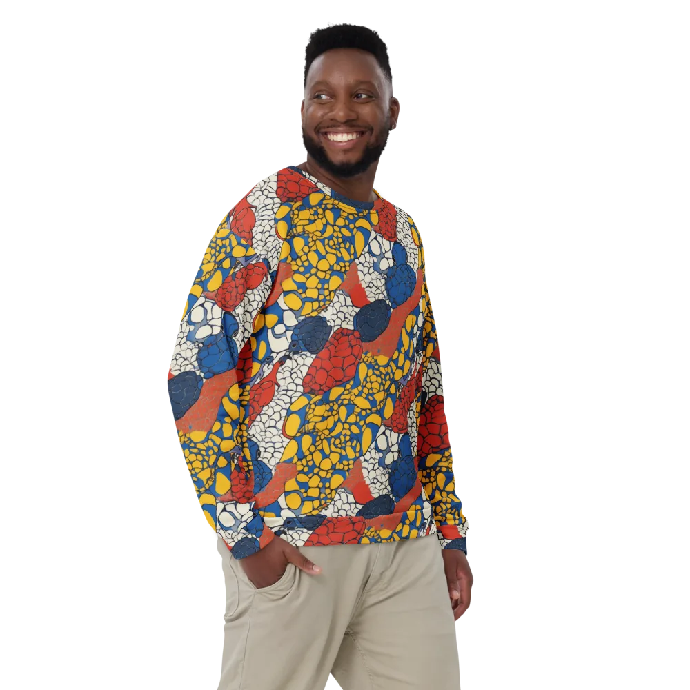 Chromatic Carapace on Sweatshirt — Front