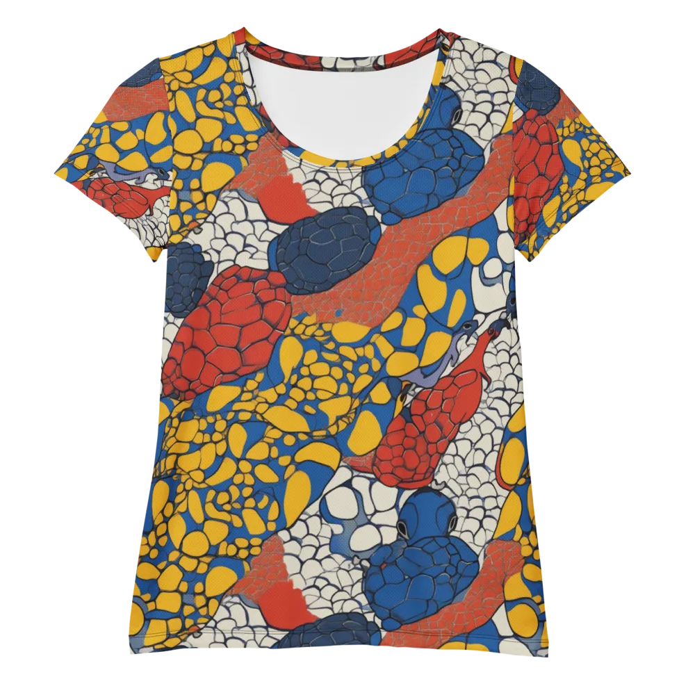 Chromatic Carapace on Women's Athletic T-Shirt — Front