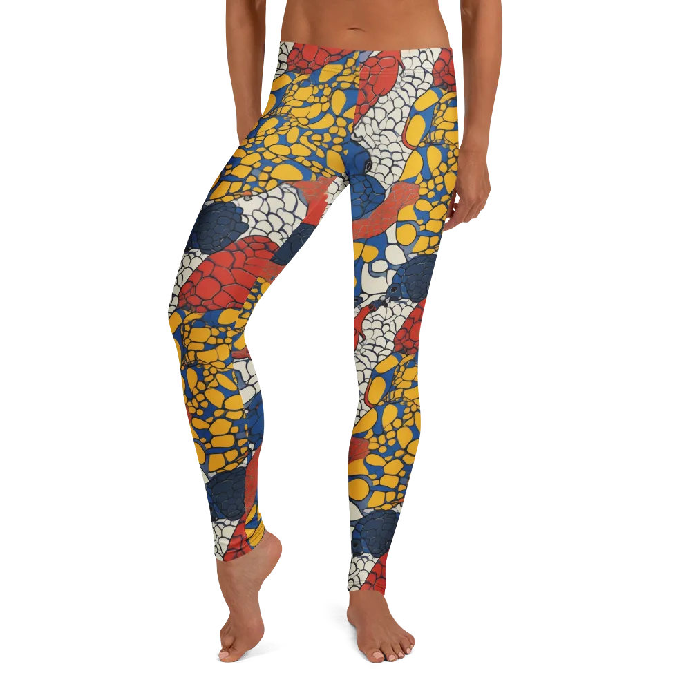 Chromatic Carapace on Leggings — Front