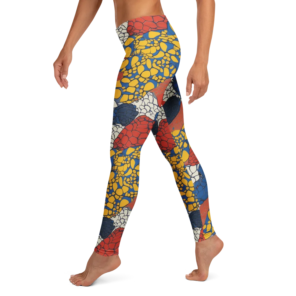 Chromatic Carapace on Leggings — Left