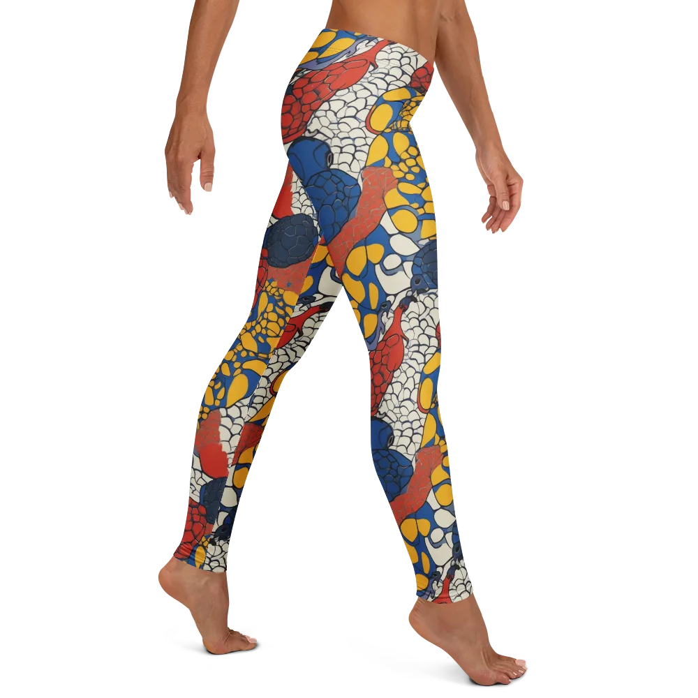 Chromatic Carapace on Leggings — Right