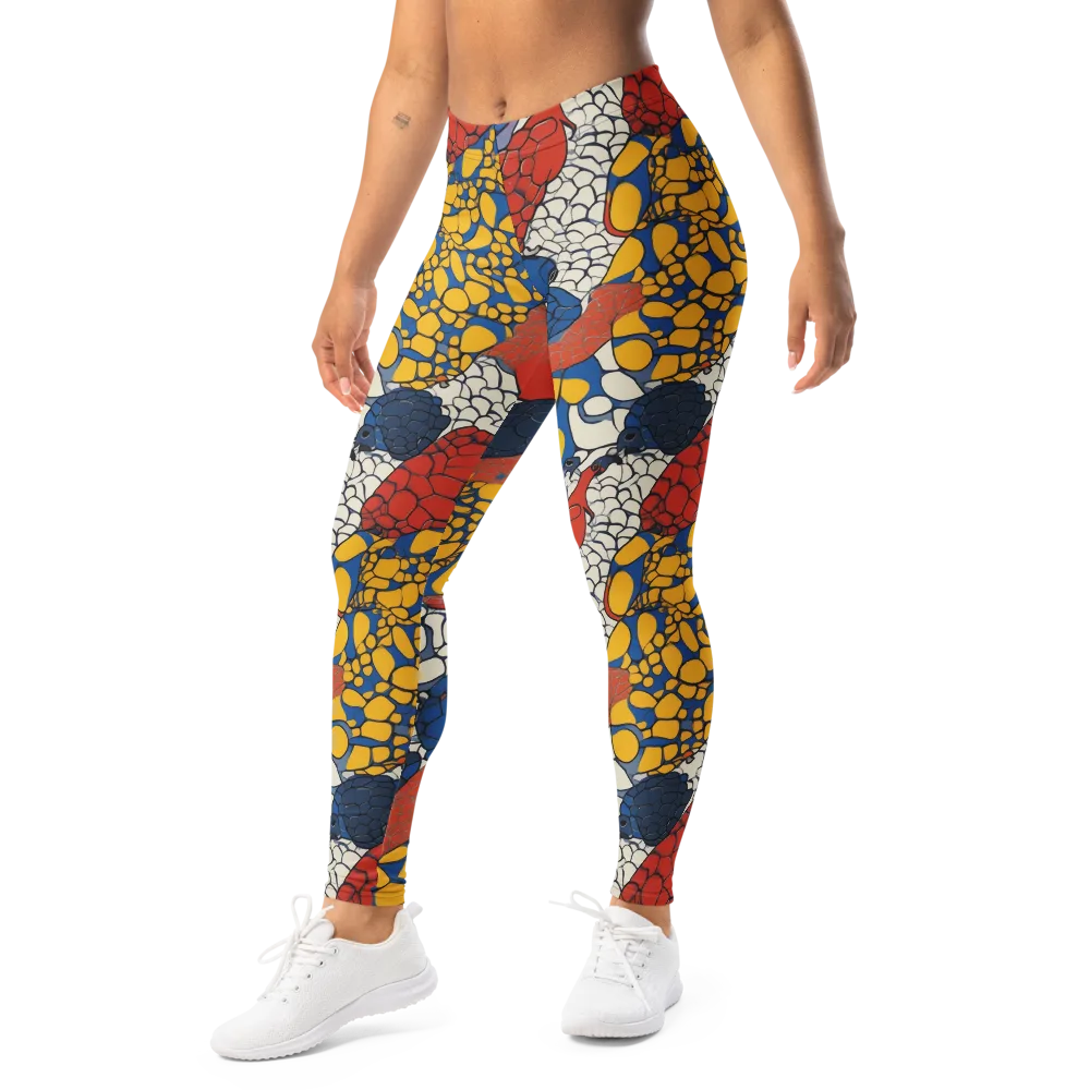 Chromatic Carapace on Leggings — Left Front