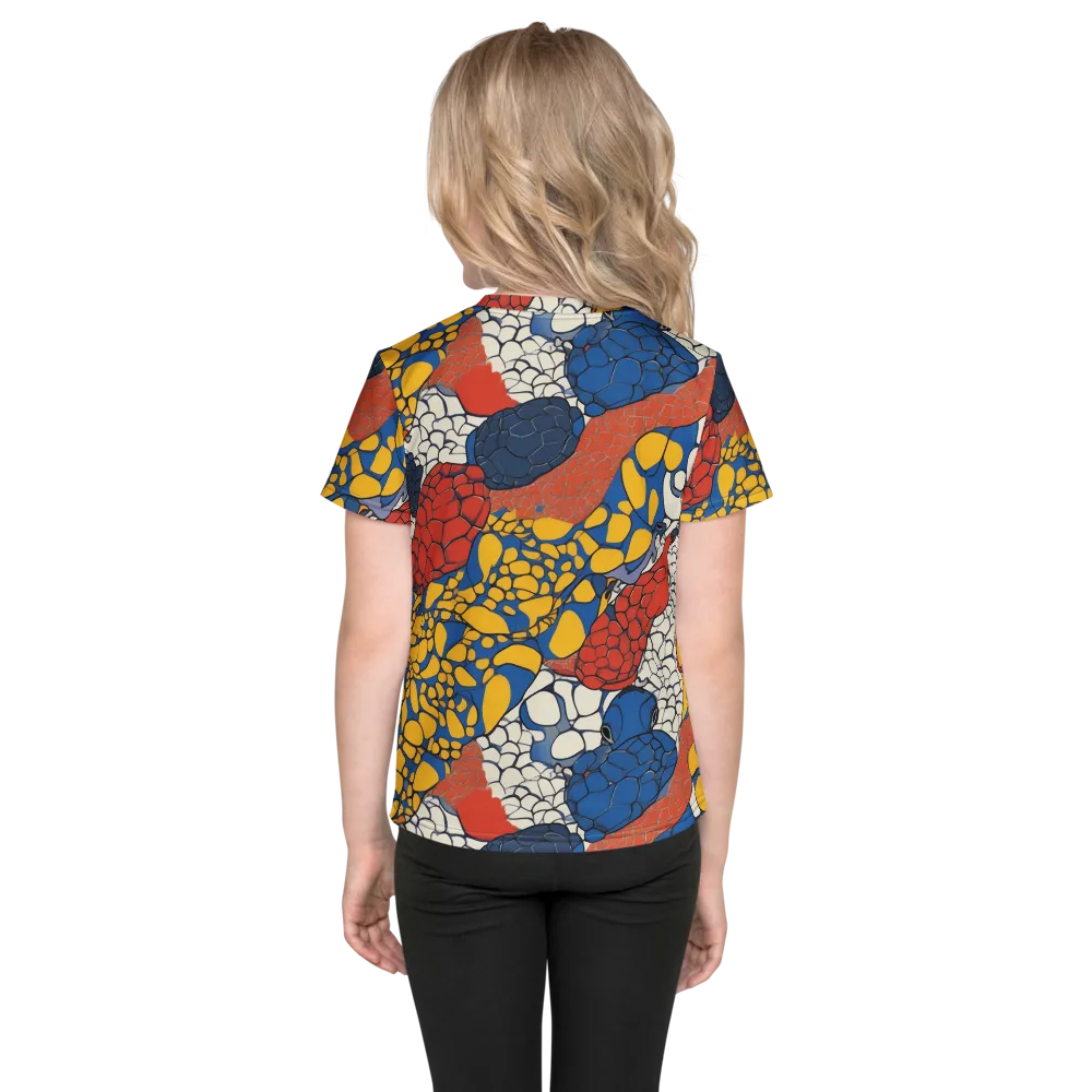 Chromatic Carapace on Kids Crew Neck T-Shirt — Back