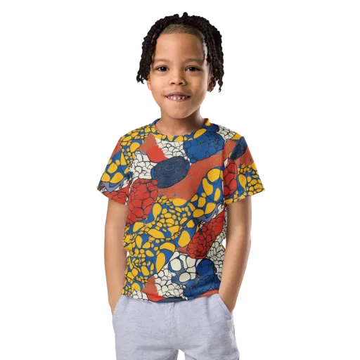 Chromatic Carapace on a Kids Crew Neck T-Shirt
