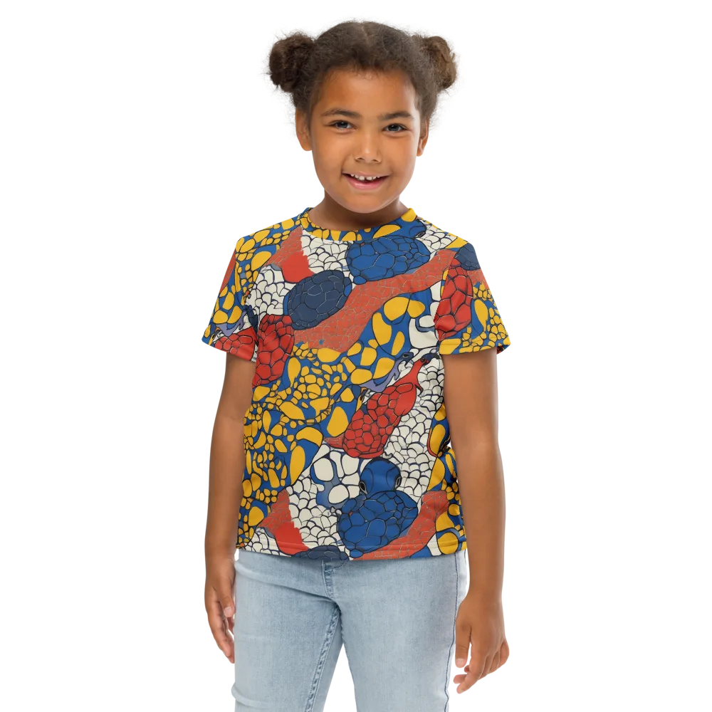 Chromatic Carapace on Kids Crew Neck T-Shirt — Front