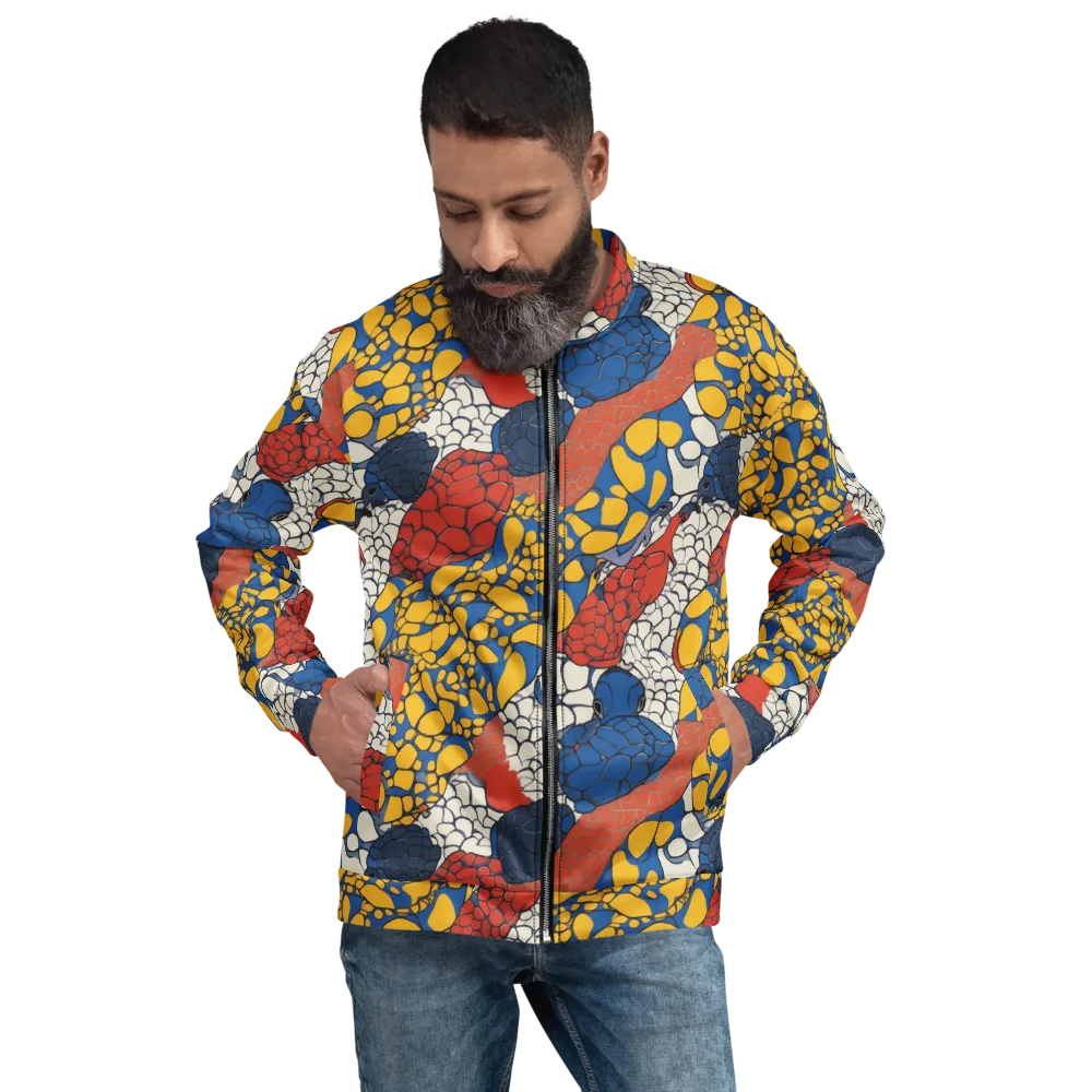 Chromatic Carapace on Bomber Jacket — Front