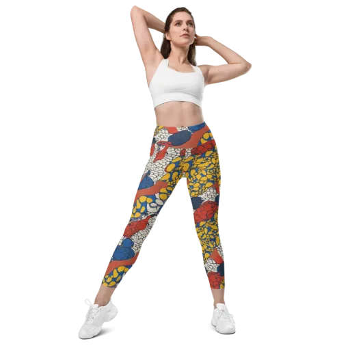 Chromatic Carapace on a Leggings with Pockets