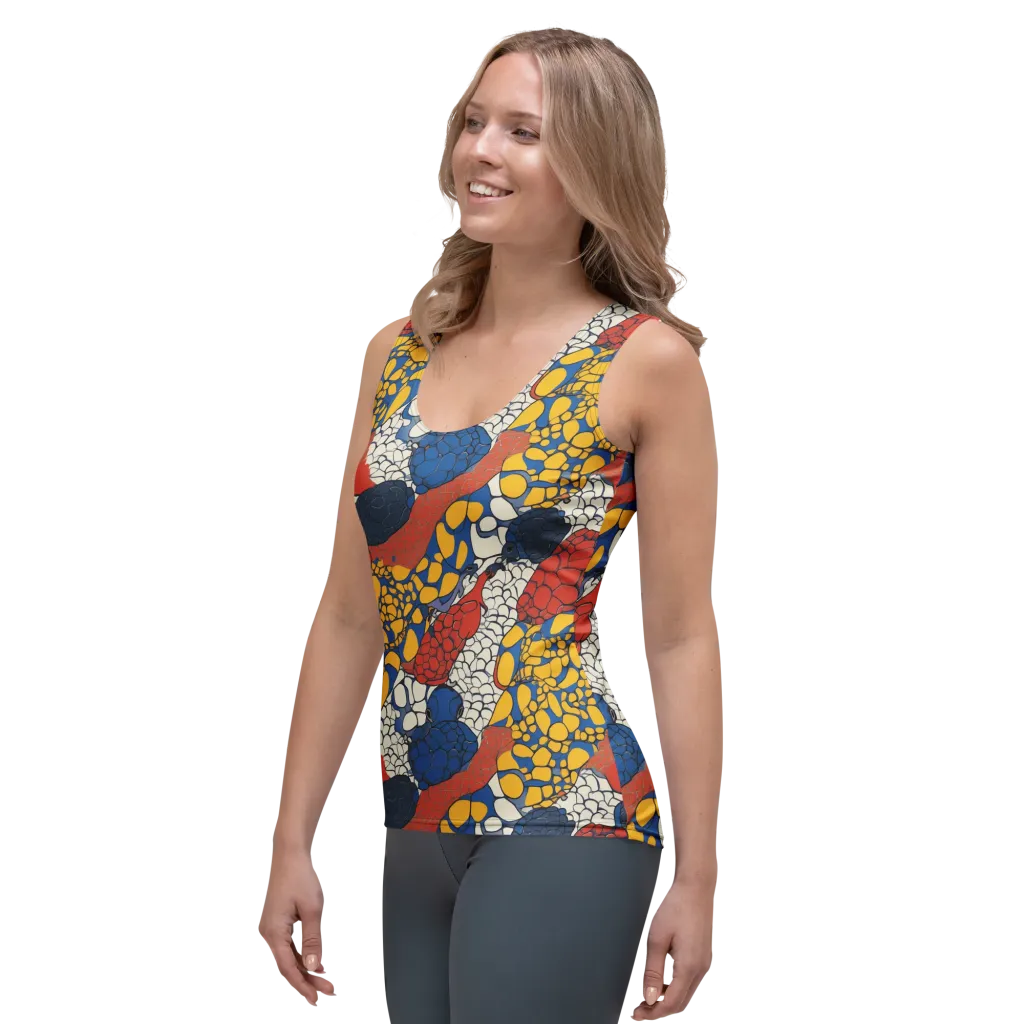 Chromatic Carapace on Women's Tank Top — Left Front