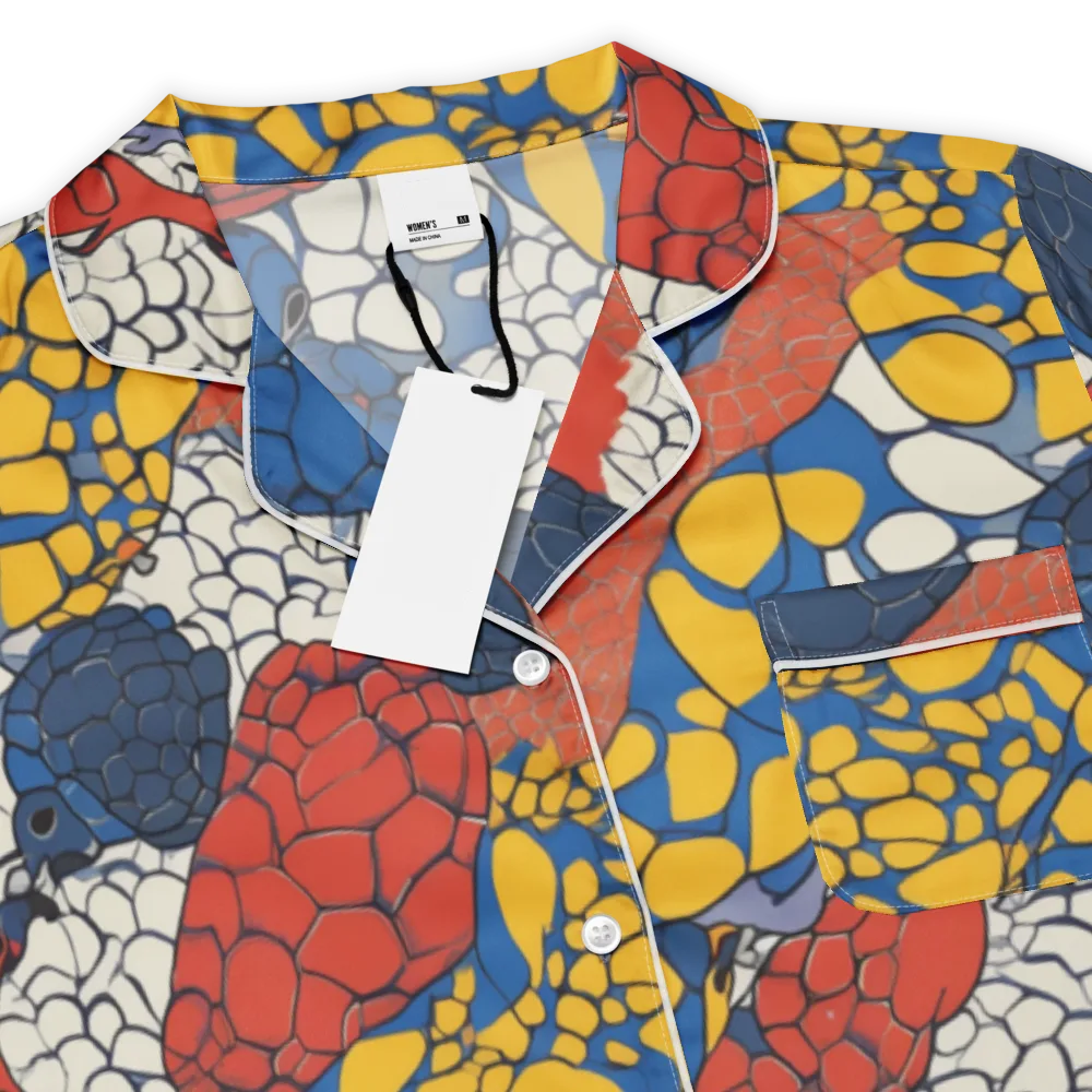 Chromatic Carapace on Women's Short Sleeve Pajama Top — Product details