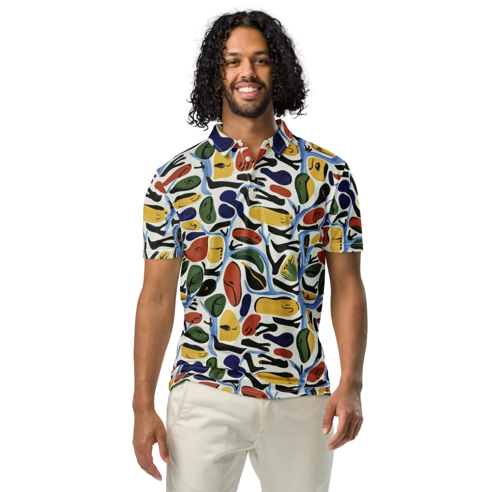 Matisse After Dark on Men's Slim Fit Polo Shirt — Front