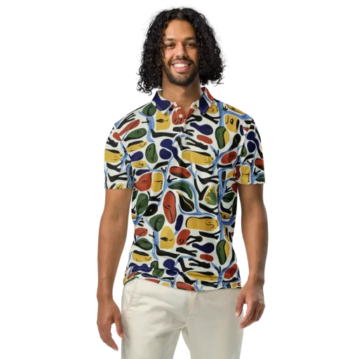 Matisse After Dark on a Men's Slim Fit Polo Shirt