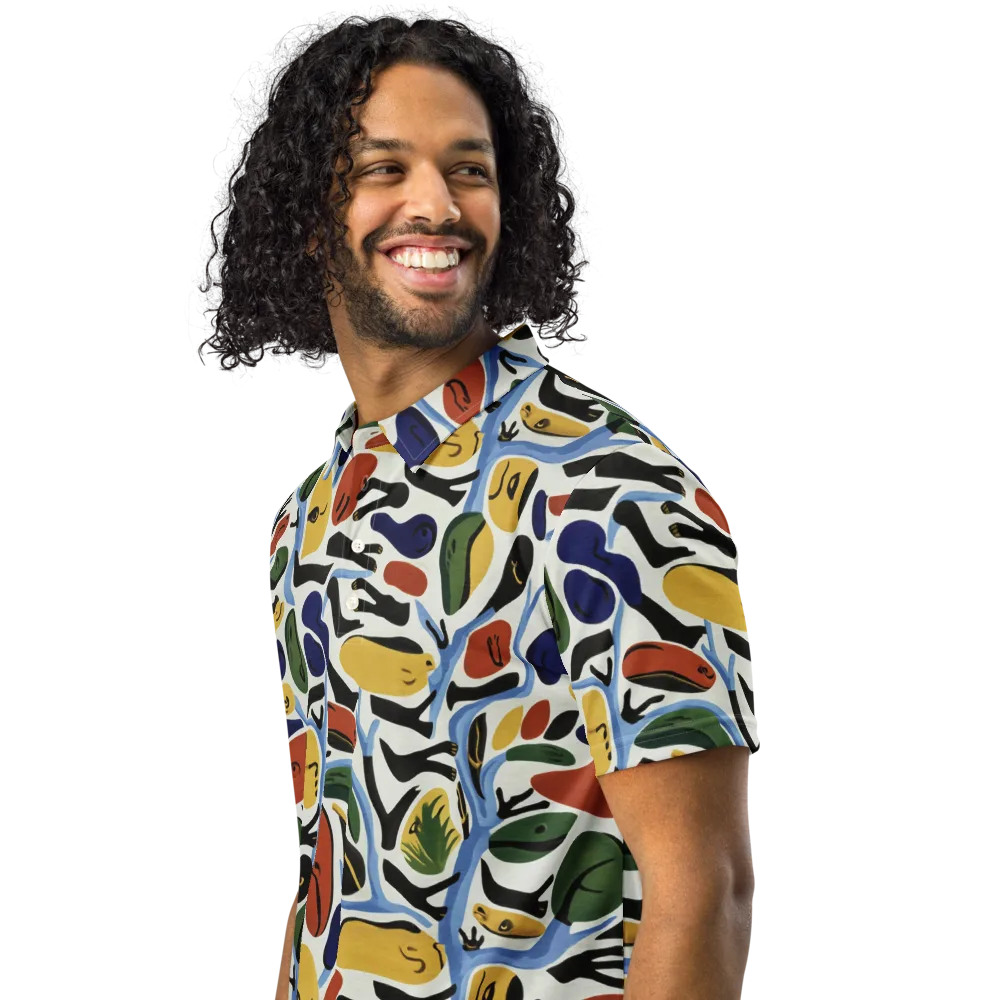 Matisse After Dark on Men's Slim Fit Polo Shirt — Left Front