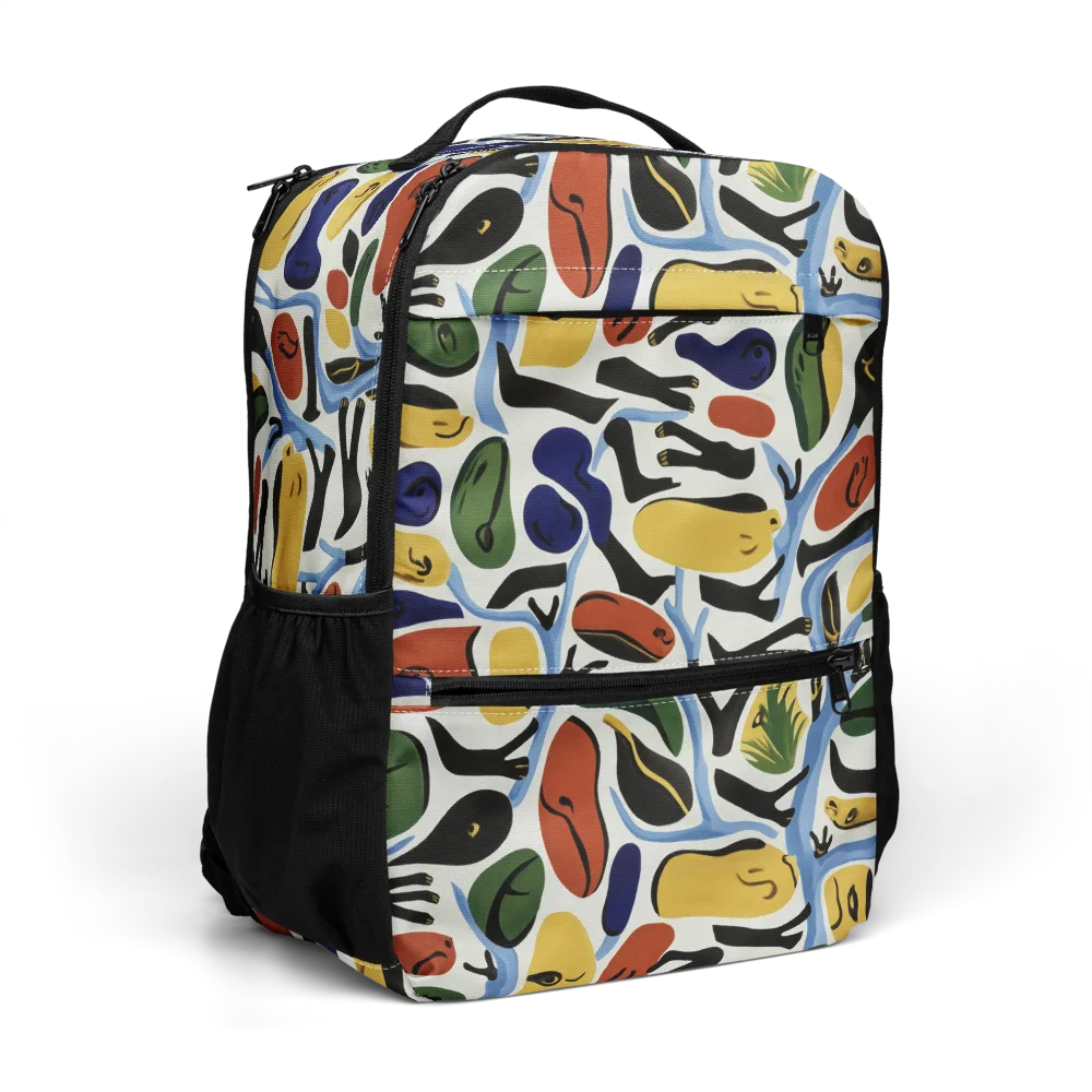 Matisse After Dark on Utility Backpack — Right Front