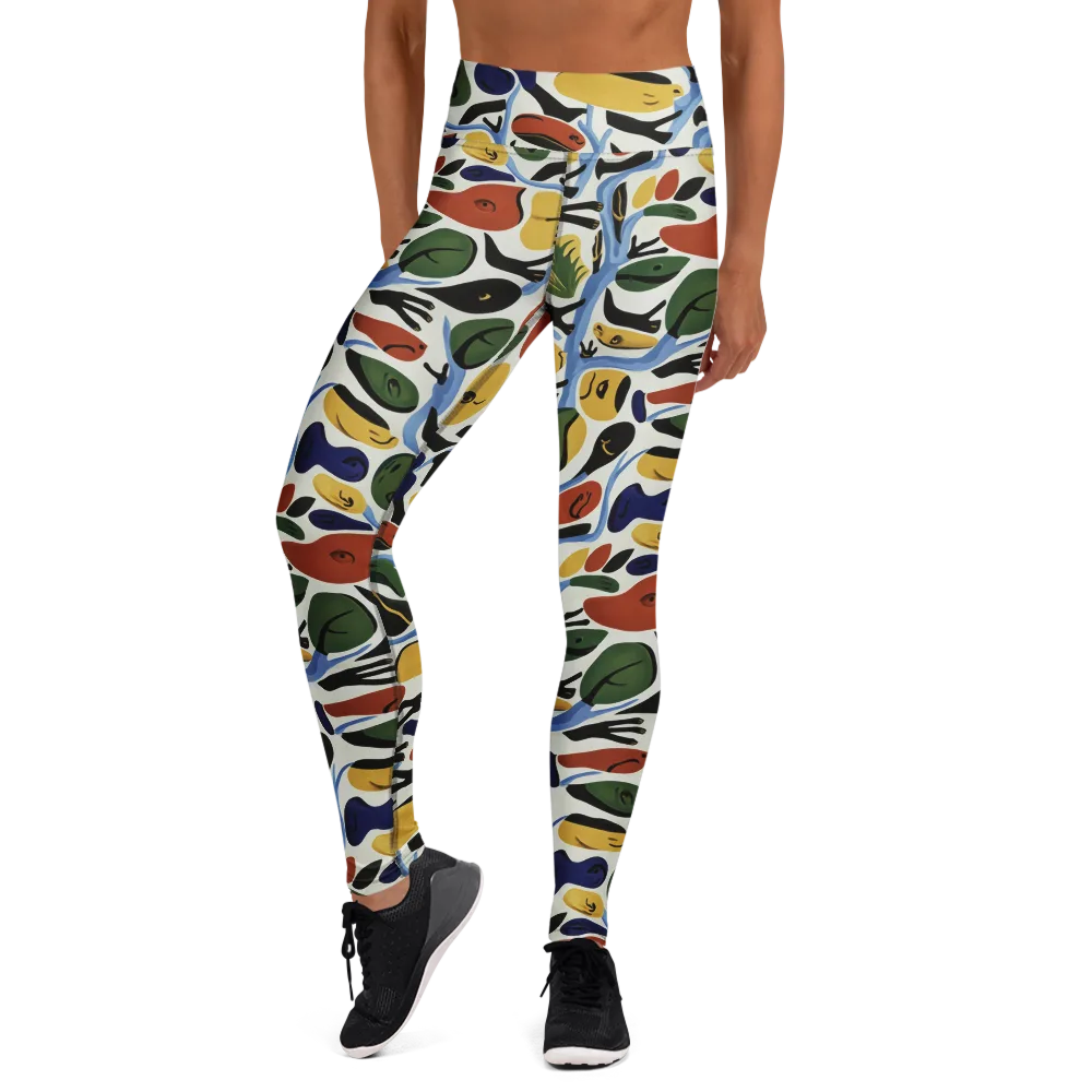Matisse After Dark on Yoga Leggings — Front
