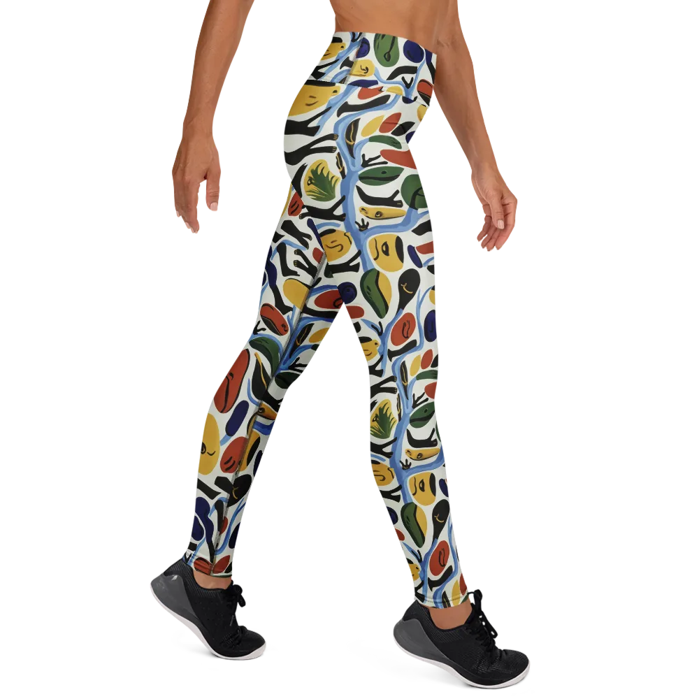 Matisse After Dark on Yoga Leggings — Right
