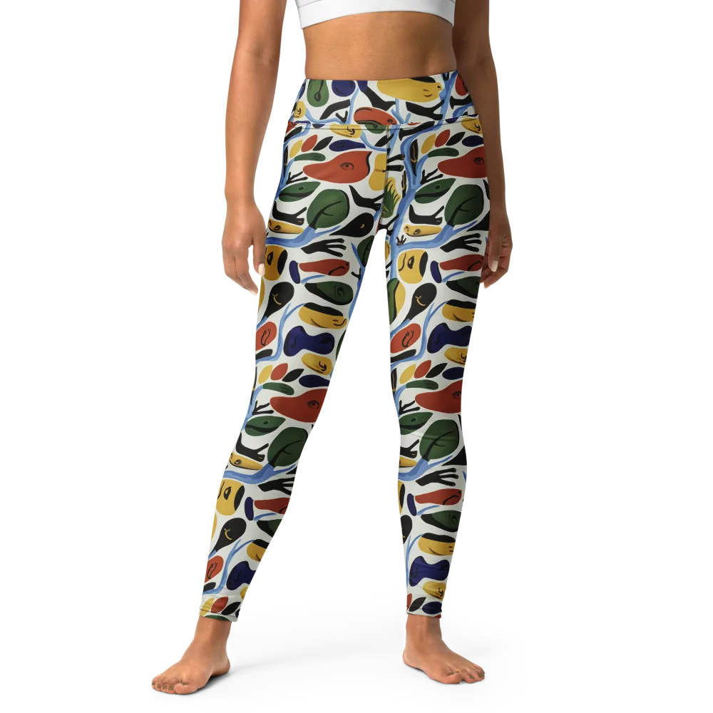 Matisse After Dark on Yoga Leggings — Front
