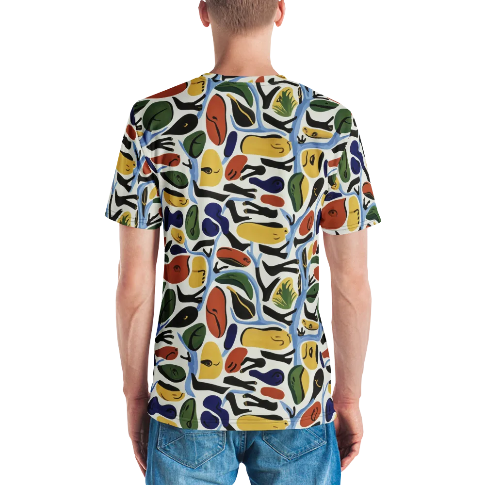 Matisse After Dark on Men's Crew Neck T-Shirt — Back