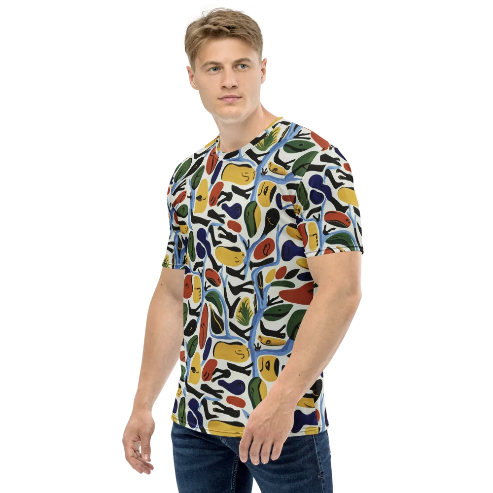 Matisse After Dark on Men's Crew Neck T-Shirt — Left