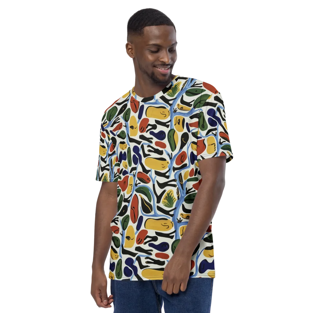 Matisse After Dark on Men's Crew Neck T-Shirt — Left