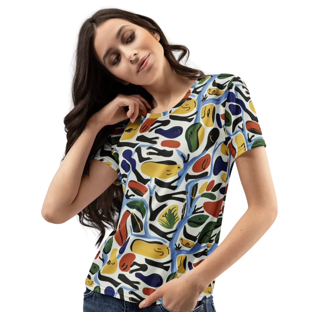 Matisse After Dark on Women's Crew Neck T-Shirt — Left Front