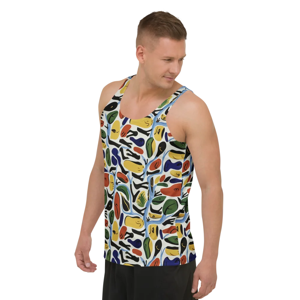 Matisse After Dark on Men's Tank Top — Left Front