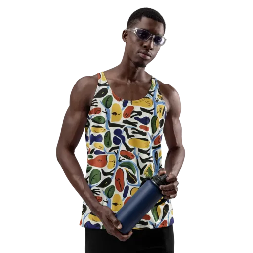 Matisse After Dark on a Men's Tank Top