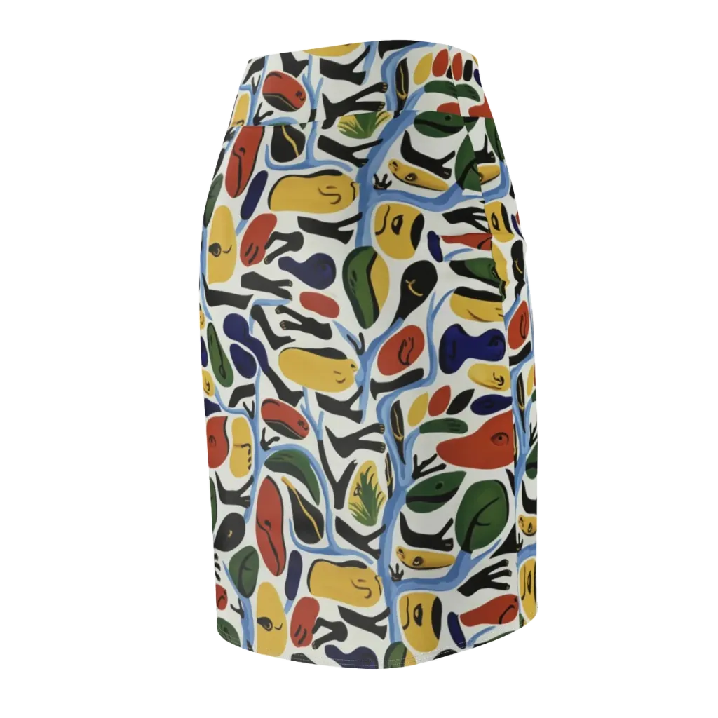 Matisse After Dark on Pencil Skirt — Back Side