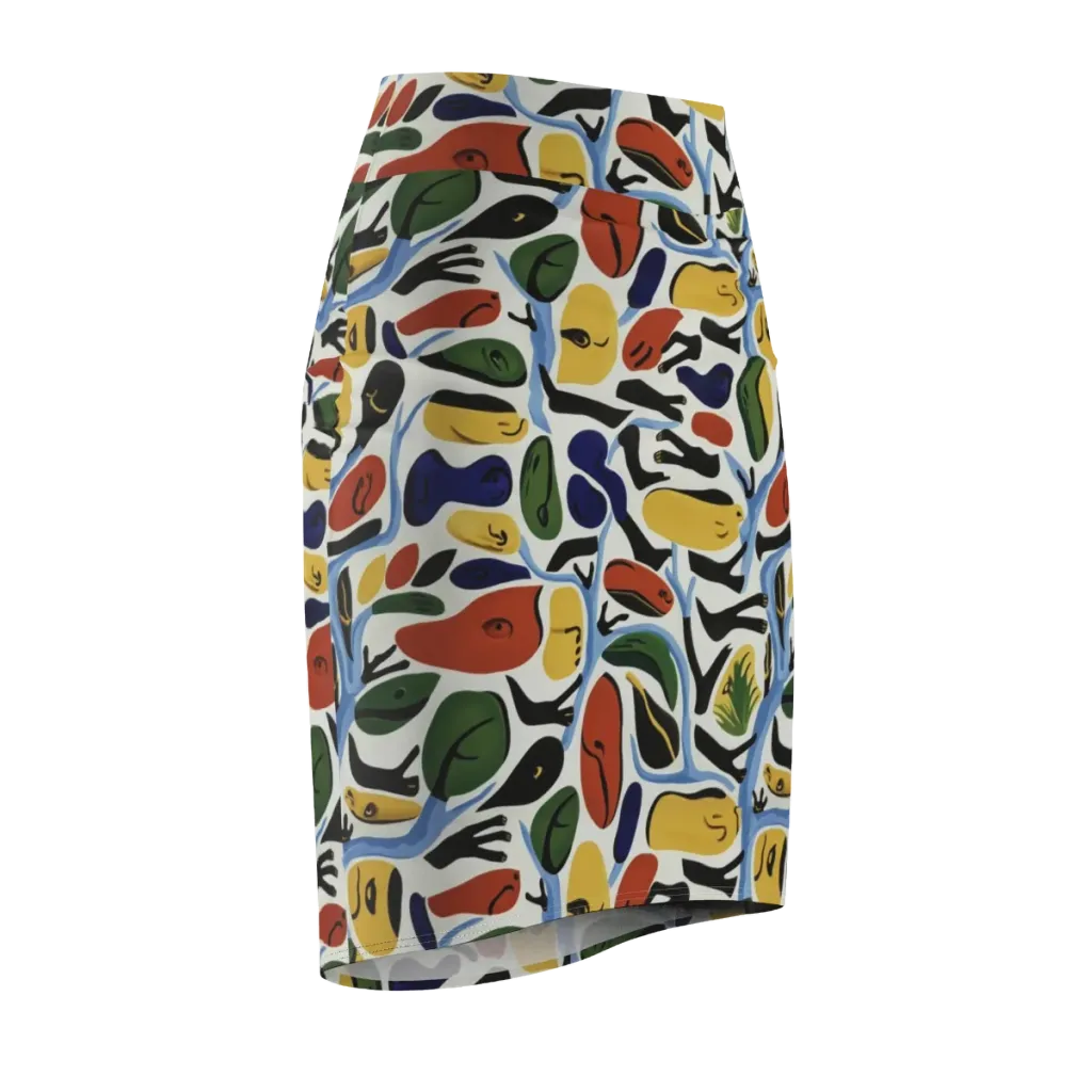 Matisse After Dark on Pencil Skirt — Front Side