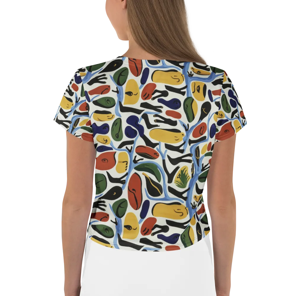 Matisse After Dark on Crop Tee — Back
