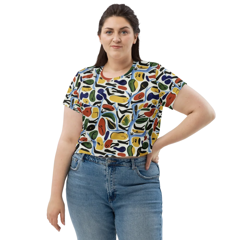 Matisse After Dark on Crop Tee — Front