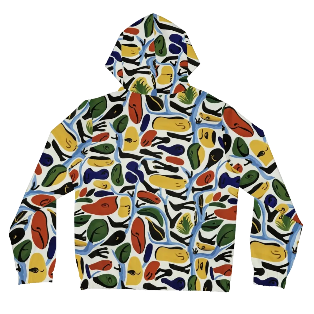 Matisse After Dark on Women's Full-Zip Hoodie — Back