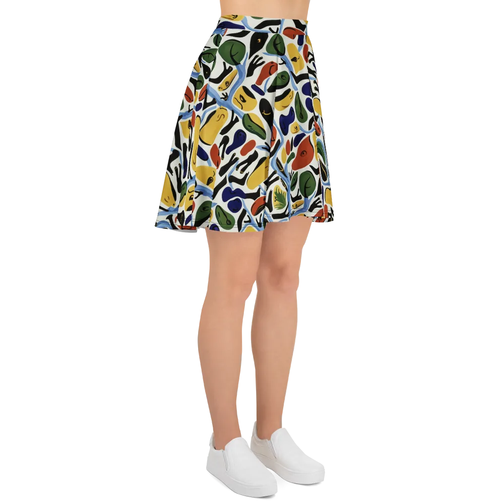 Matisse After Dark on Skater Skirt — Right