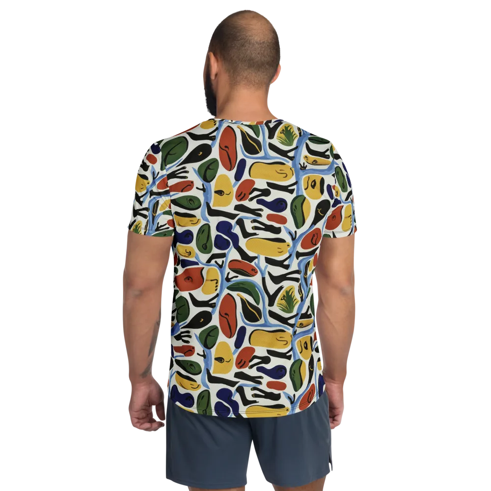 Matisse After Dark on Men's Athletic T-Shirt — Back