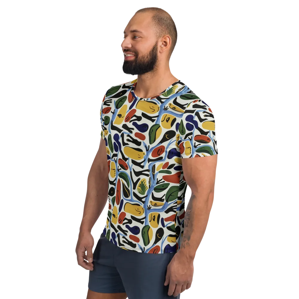 Matisse After Dark on Men's Athletic T-Shirt — Left
