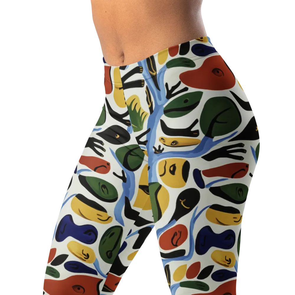 Matisse After Dark on Leggings — Left Front