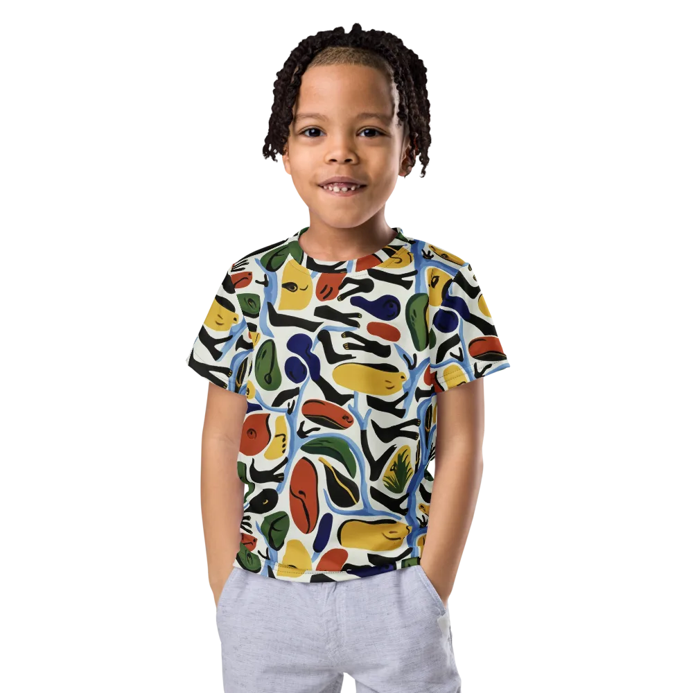 Matisse After Dark on Kids Crew Neck T-Shirt — Front