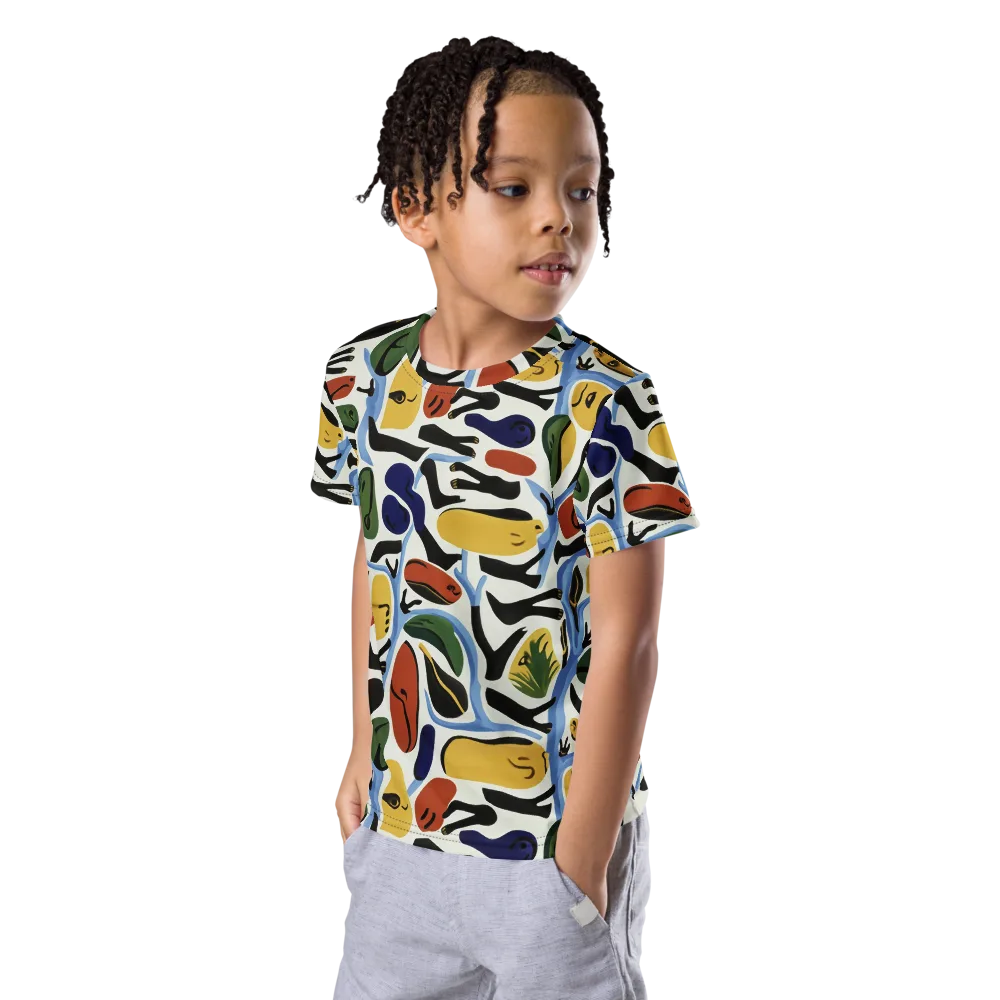 Matisse After Dark on Kids Crew Neck T-Shirt — Left Front