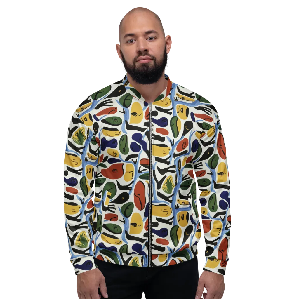 Matisse After Dark on Bomber Jacket — Front