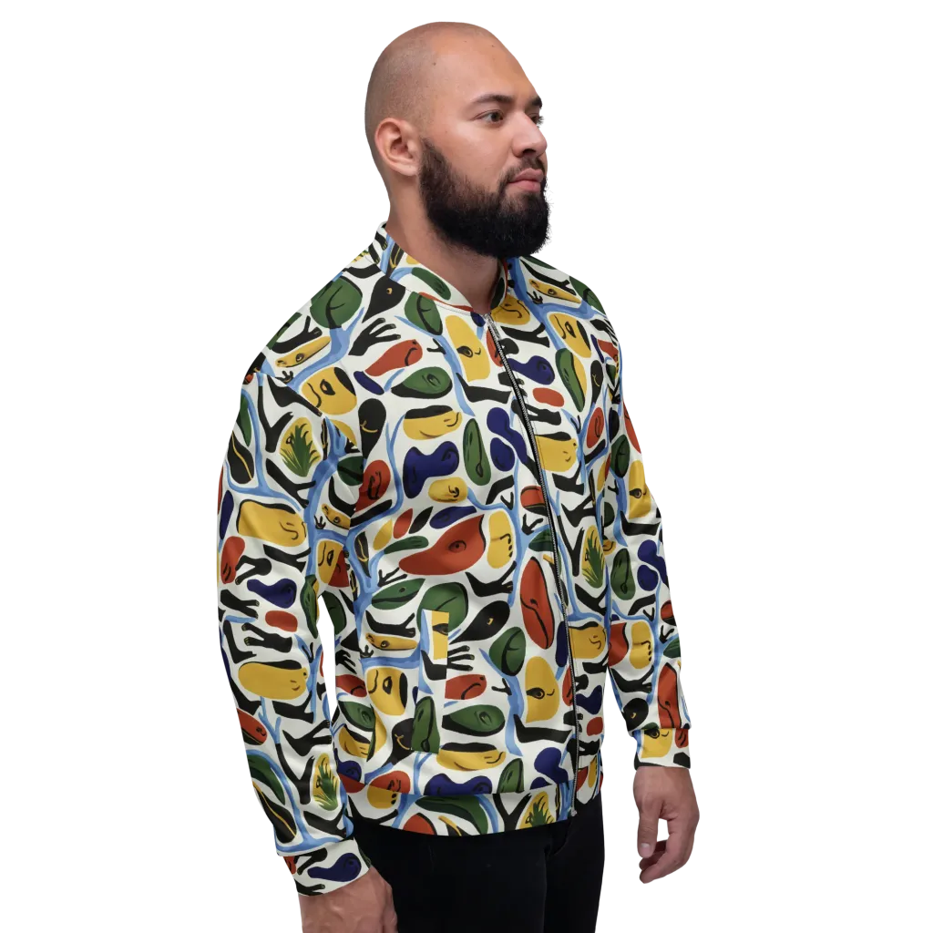 Matisse After Dark on Bomber Jacket — Right