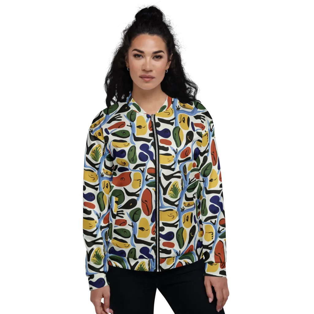 Matisse After Dark on Bomber Jacket — Front