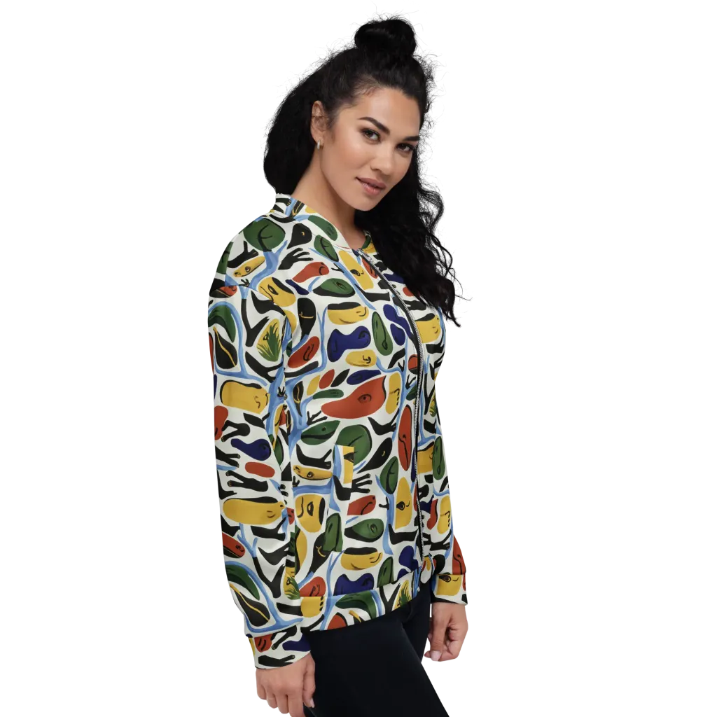 Matisse After Dark on Bomber Jacket — Right