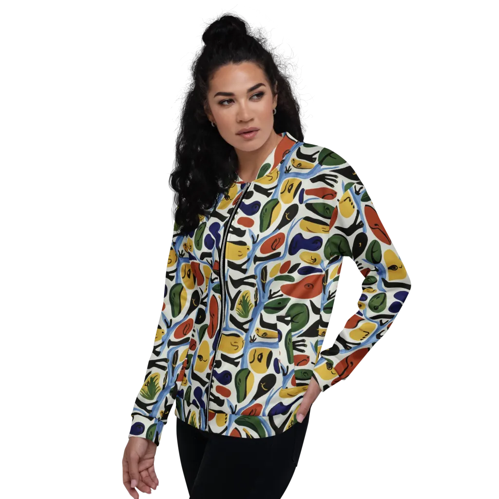Matisse After Dark on Bomber Jacket — Left
