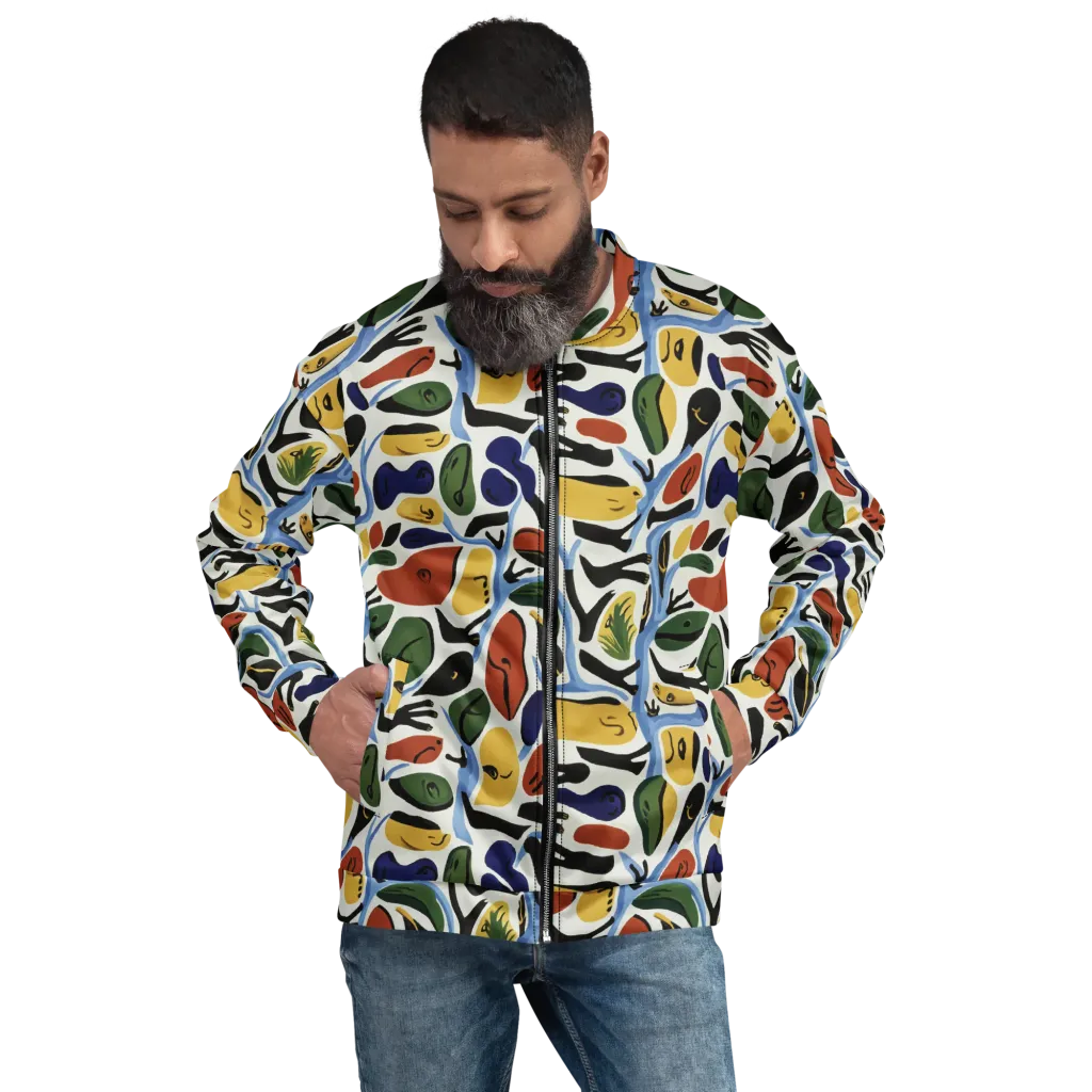 Matisse After Dark on Bomber Jacket — Front