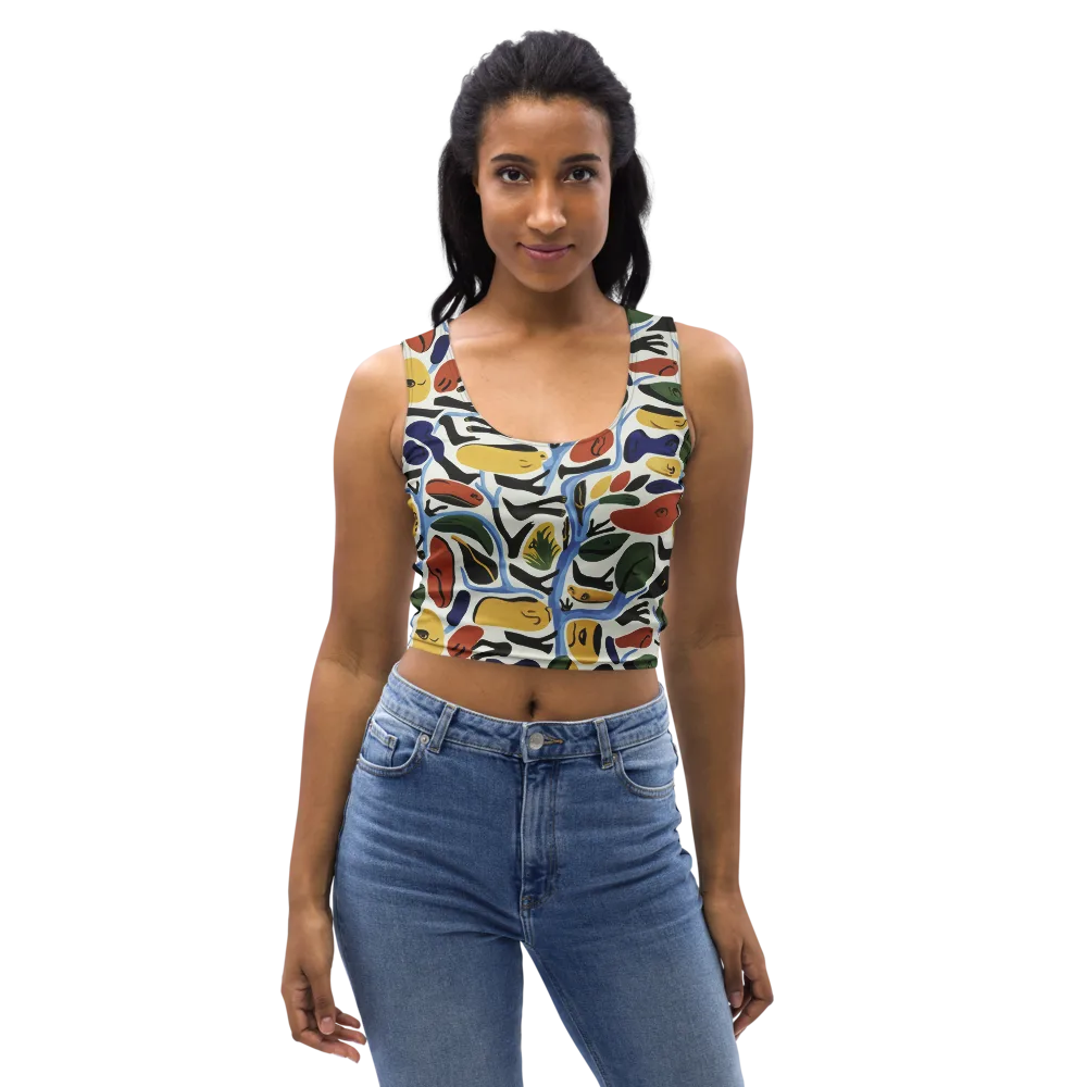Matisse After Dark on Crop Top — Front