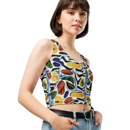 Matisse After Dark on a Crop Top