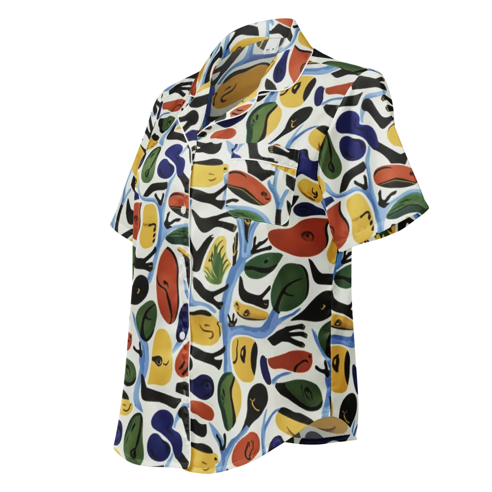 Matisse After Dark on Women's Short Sleeve Pajama Top — Left Front