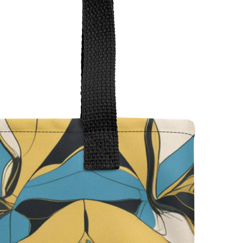 Cobalt Petal Drift on Tote Bag — Product details
